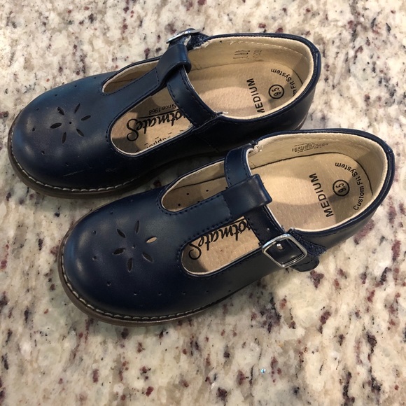 childrens navy blue dress shoes